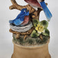 Gorham Bluebird Music Box Play THE WAY WE WERE Japan Porcelain 1978 Tested Works