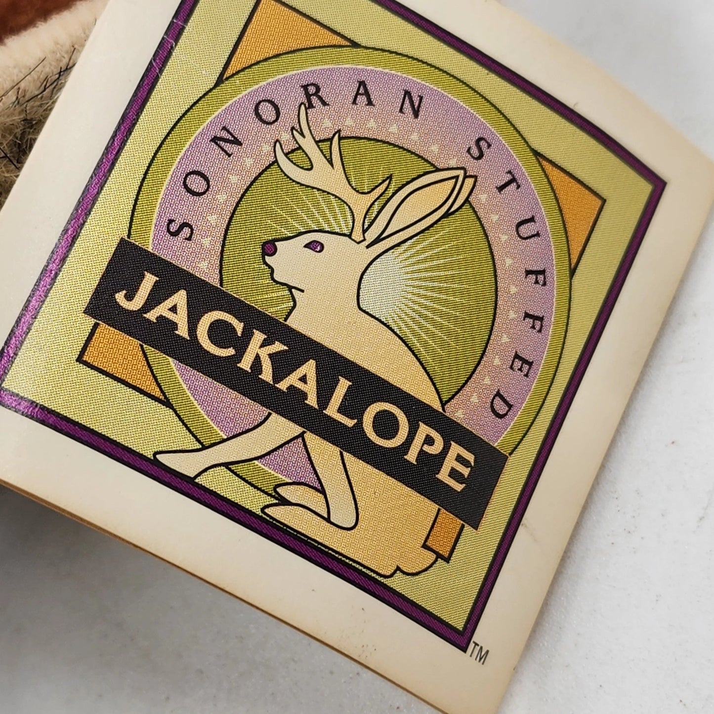 Jackalope Stuffed Plush Sonoran Resort Gift Tempe Arizona Mythical Beast 9" 2001