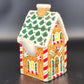 Potpourri Designs Gingerbread House Teapot Hand Painted Candy Cane 8" Holiday
