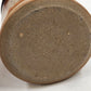 Handcrafted Speckled Stoneware Pottery Lidded Jar w Ribbon Handle Rustic Decor