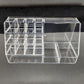 Sodynee 2 Piece Makeup Cosmetic Clear Organizer Storage Drawers 9½" x 5¾" x 7¼"