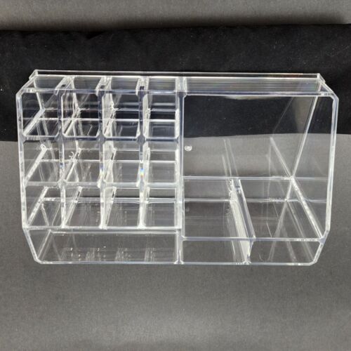 Sodynee 2 Piece Makeup Cosmetic Clear Organizer Storage Drawers 9½" x 5¾" x 7¼"