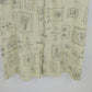 John Paul Richard Linen Shirt Dress Green Floral Button Front Medium