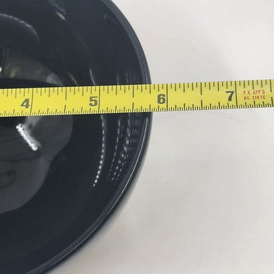 2 Waechtersbach Germany Fun Factory Freestyle Glossy Black Serving Bowl 6" Chip