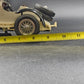 Bburago 1931 Mercedes Benz SSKL 1:18 Diecast Model Car Cream with Stand 9.5" Vtg