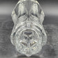 Lead Crystal Clear Glass Vase Cristal d’Arques-Durand Chatelet 9.5” 6-Sided Top
