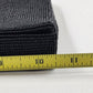 Black Small Beaded Clutch Purse 3 Inner Pockets Flower Embroidered w Glass Beads