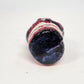 Mercury Glass Santa Christmas Ornaments Lot 7 Figural Mica Glitter Vtg No Caps