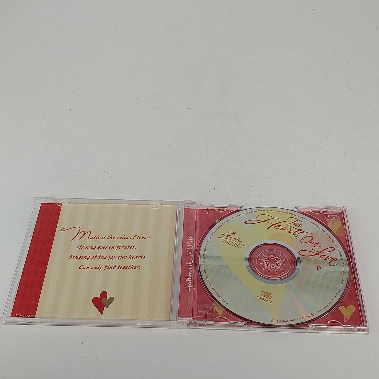 Hallmark Music Two Hearts One Love Instrumental Various Artists CD 1999 Narada