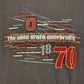 The Ohio State University P2 Pro Player Men's T-Shirt L Large Black Heavy Weight