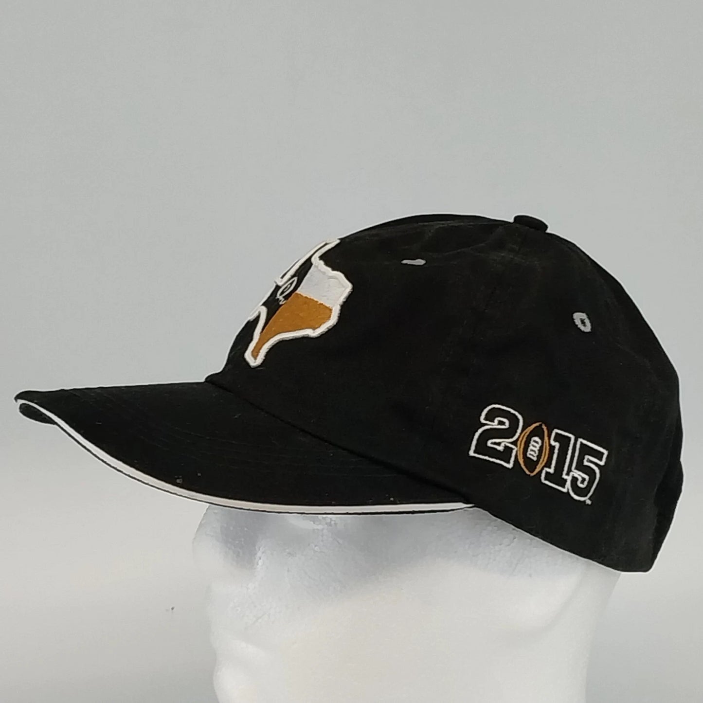 College Football Playoff 2015 Texas Hat Extra Yard Teachers Black Hook Loop Cap