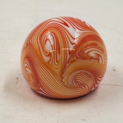 Northern Star N355 Smyers Iridescent Studio Art Glass Paperweight 1977