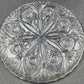 Irena Polish 24% Lead Crystal Plate 6" Diameter Vintage Elegant Clear Glass Dish