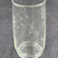 Set of 6 Princess House Heritage Etched Crystal Tumblers 11 oz 5"hx2.5"d Vintage