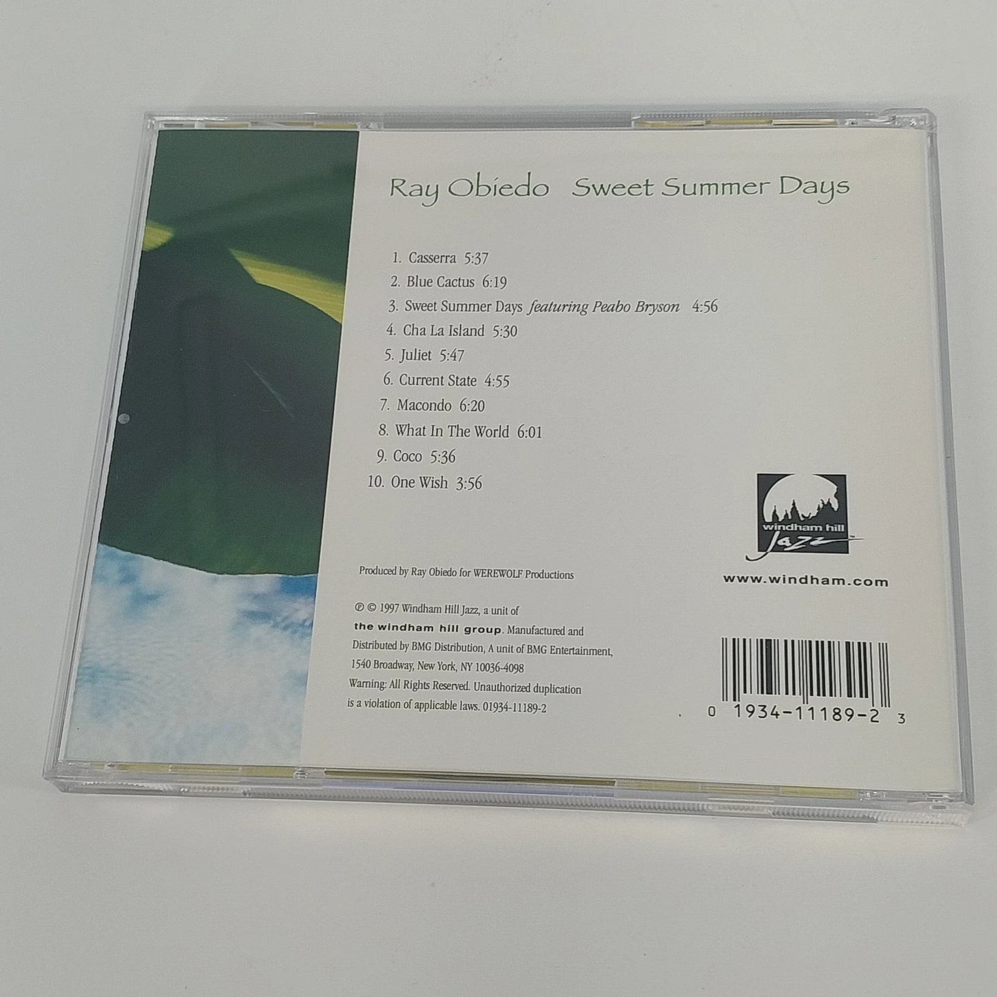 Ray Obiedo Sweet Summer Days CD 1997 Windham Hill Jazz Contemporary Smooth Jazz