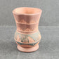 Navajo Red Clay Pottery Etched 3" Miniature Vase Signed J Hayes Native American