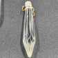 12 Rock Icicle Spear Drop Chandelier Crystals 3.2" Glass Prisms