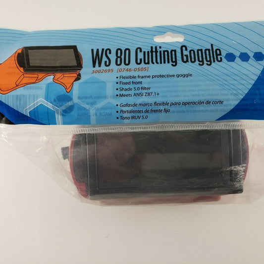 Jackson Safety Unigoggle Welding Cutting Goggle WS-80 Flexible Frame IRUV 5.0