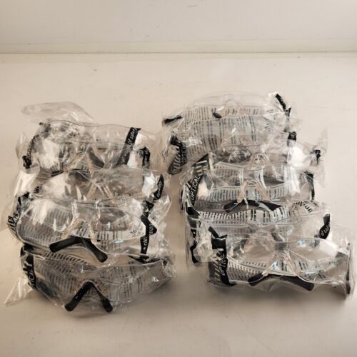 12 Pack Of Clear Safety Glasses Bouton Zenon Z14SN Vision For Safety