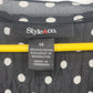 Style & Co Tunic Top Women 14 Black White Polka Dot Long Sleeve Blouse Polyester