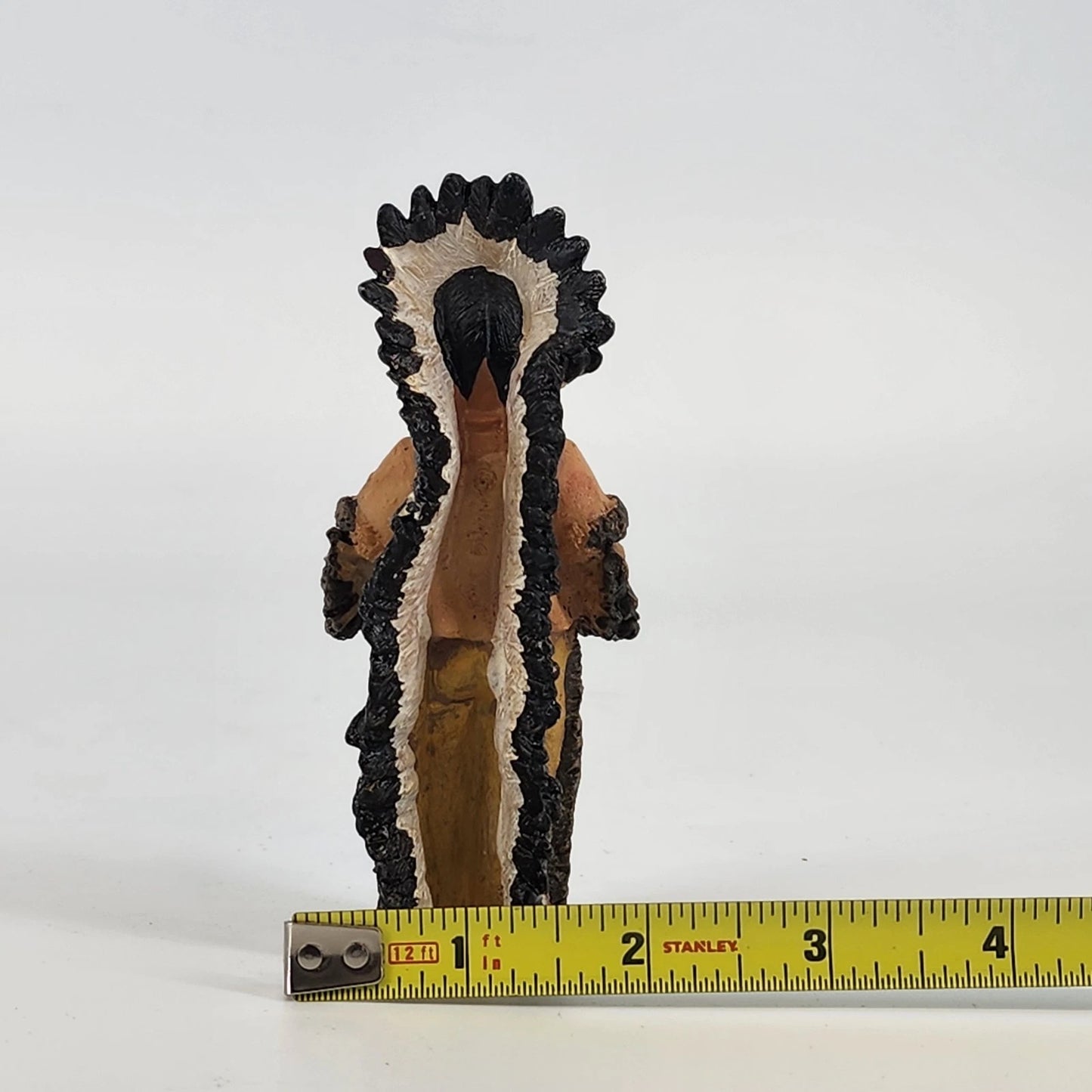 10 pc Native American Set Resin Collectible Figurines 7 People Eagle Horse Bison