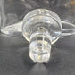 Waterford Clear Glass Oval Liquor Decanter with Stopper Spirit Barware 6"x3"x9"h