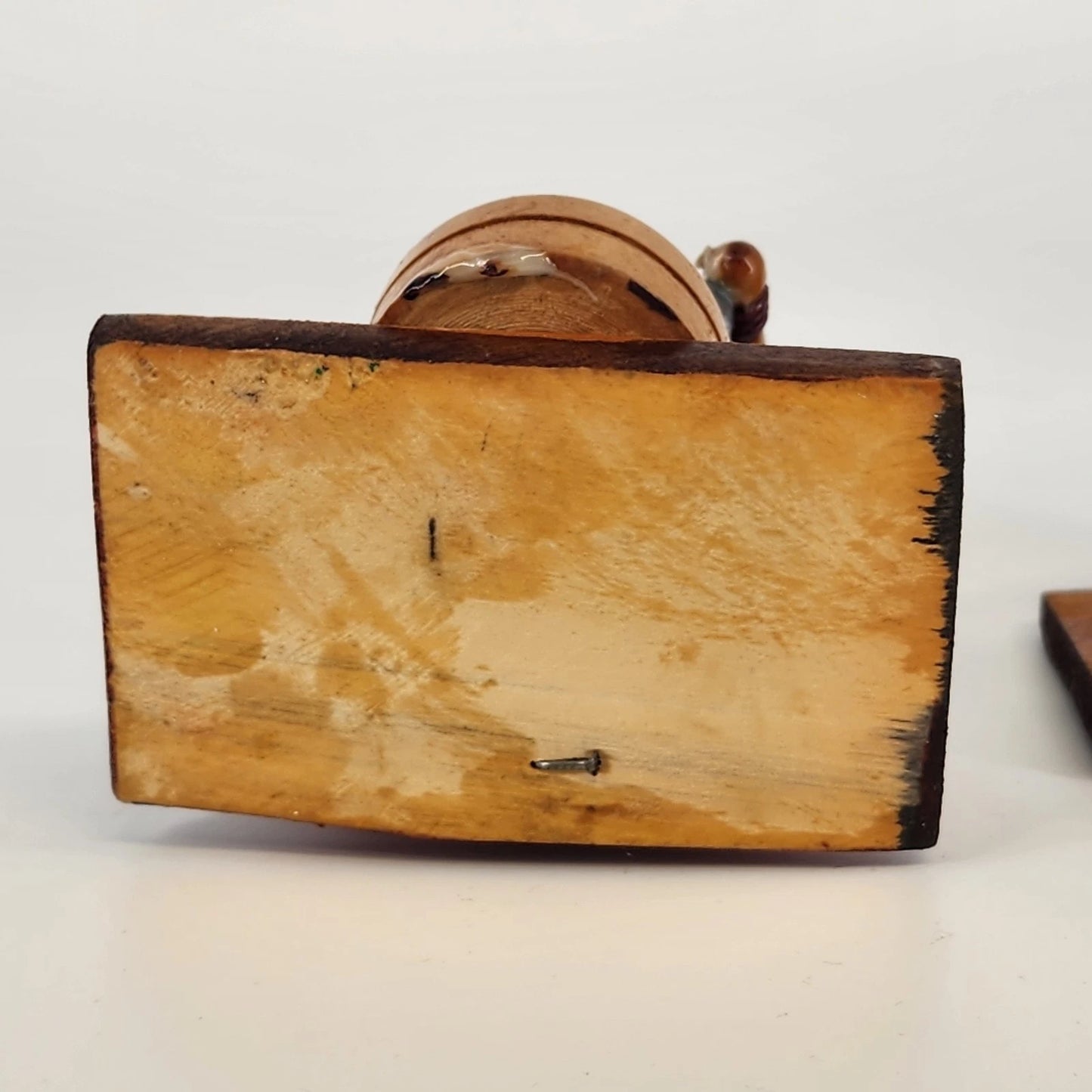 Channapatna Handmade Wooden Dolls Set of 2 Sitting Ladies Karnataka India Toys