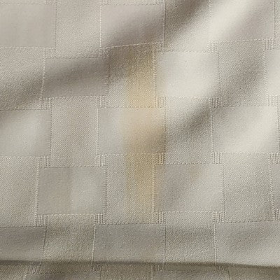 White Rectangle Tablecloth with Windowpane Checkered Striped Pattern 52"x70"