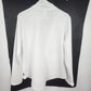 Skechers Go Walk Everywhere Women's Large White Full Zip Jacket 27" Mock Neck