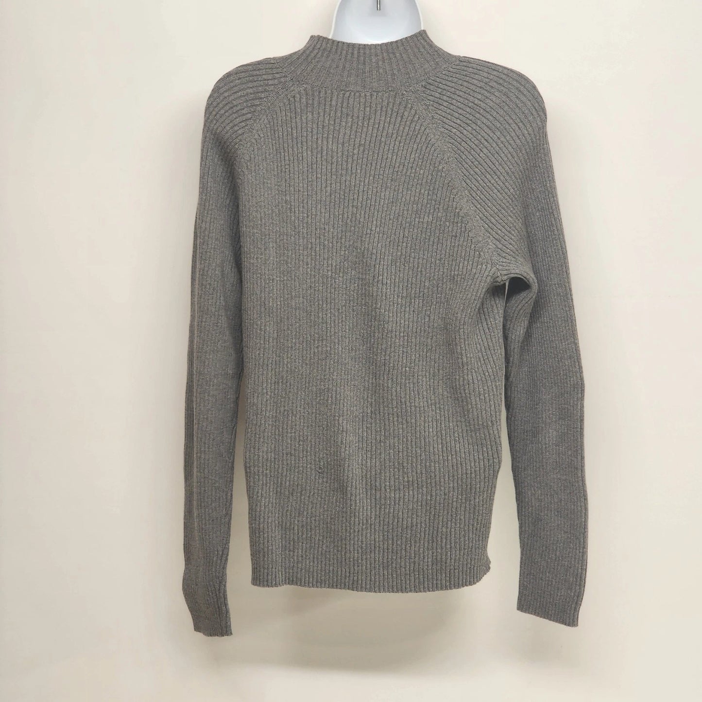 Studio Works Gray Cable Knit Turtleneck Sweater Women L