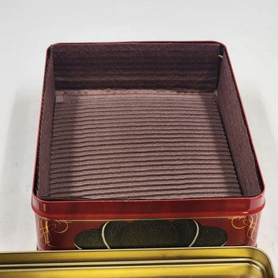 Oreo Cookie Tin 8"x6" 1994 Christmas Unlock The Magic Grandfather Remembers