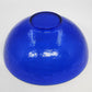 Vietri Murano Italy Cobalt Blue Art Glass Centerpiece Bowl 9.5" Footed Base Vtg