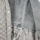 Calvin Klein Women's Quilted Jacket PXL Black Diamond Snap Front Faux Fur Lining