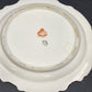 LRL Limoges Plate Art Nouveau w Multicolor Floral Motif & Gold Tone Edges France