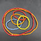 Lot Seed Bead Stretch Necklaces & Bracelets Orange White Turquoise Boho