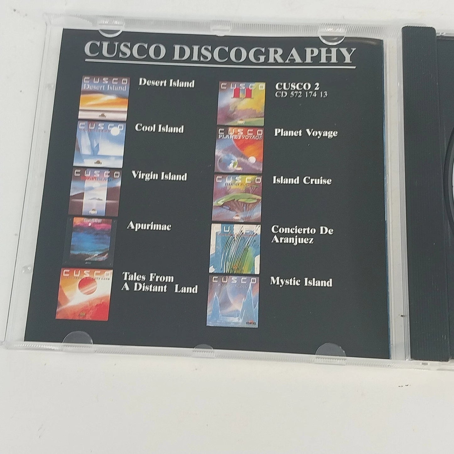 Cusco Virgin Island CD 1989 Prudence New Age Ambient Instrumental Music