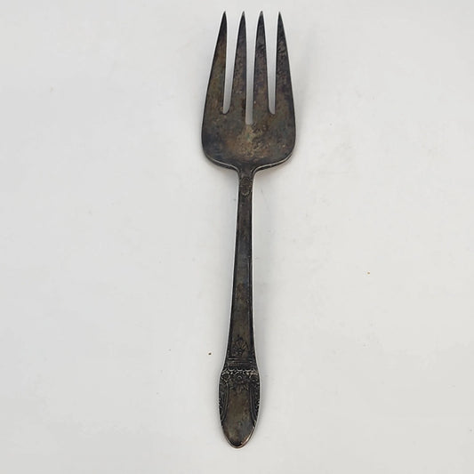 Vintage 1847 Rogers Bros First Love silverplate serving fork