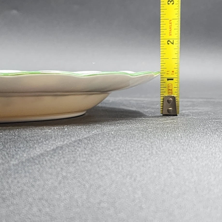 Royal Doulton Dinner Plate Floradora Green Trim Floral Fine China 10.5" England