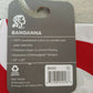 ZANheadgear Bandanna USA Wavy American Flag Cotton 22"x22" One Size