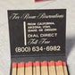 Hotel Fremont Casino Race & Sport Book Las Vegas Nevada Unused Matchbook Vintage