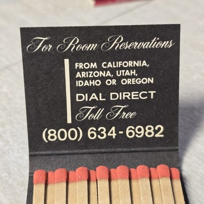 Hotel Fremont Casino Race & Sport Book Las Vegas Nevada Unused Matchbook Vintage