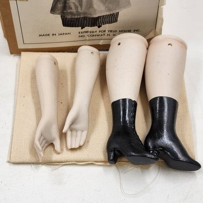 Betsy Ross Doll Kit by Yield House Includes Head Arms Legs Body Fabric & Pattern