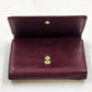 Rolfs Women's Genuine Brown Leather Tri-Fold Wallet Organizer Card Fold-Out Vtg