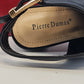 Pierre Dumas Holly 1 Peep Toe Ankle Boots Black Women Size 8