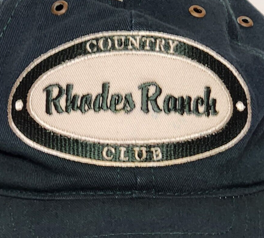 Rhodes Ranch Country Club Golf Hat Green Clasp Size Adjustment Low Profile Cap