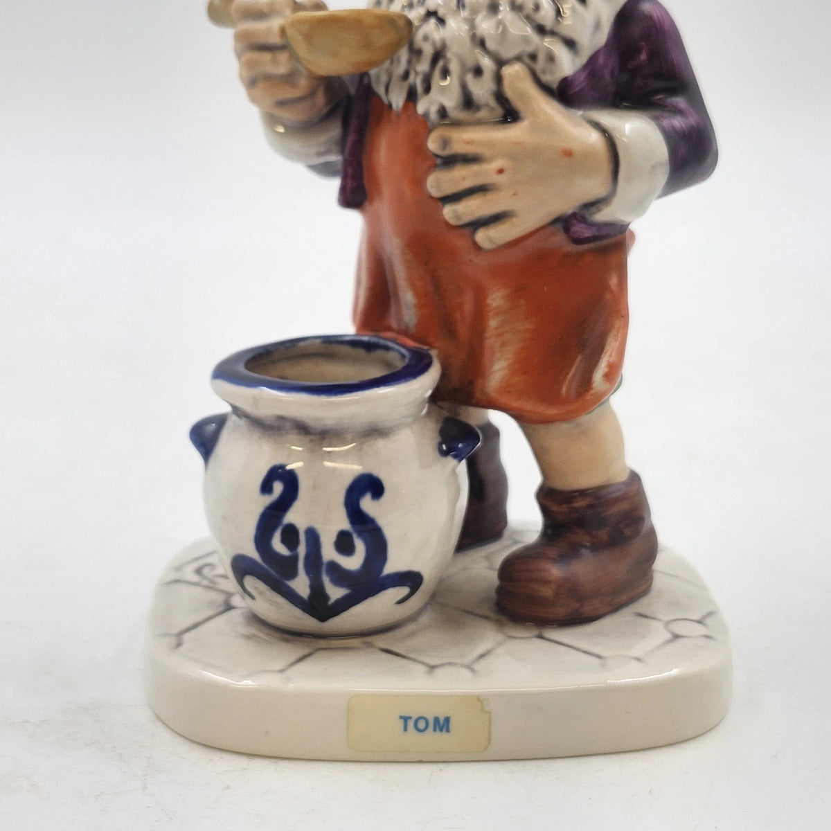 Goebel Co-Boy Sam The Gourmet Gnome Figurine 8" Pot & Spoon Well 505 W Germany