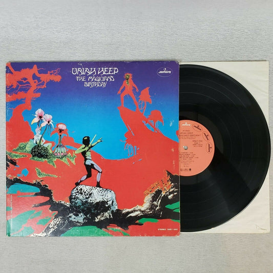 Uriah Heep The Magician's Birthday Gatefold LP Mercury SRM-1-652 VG+ 1972