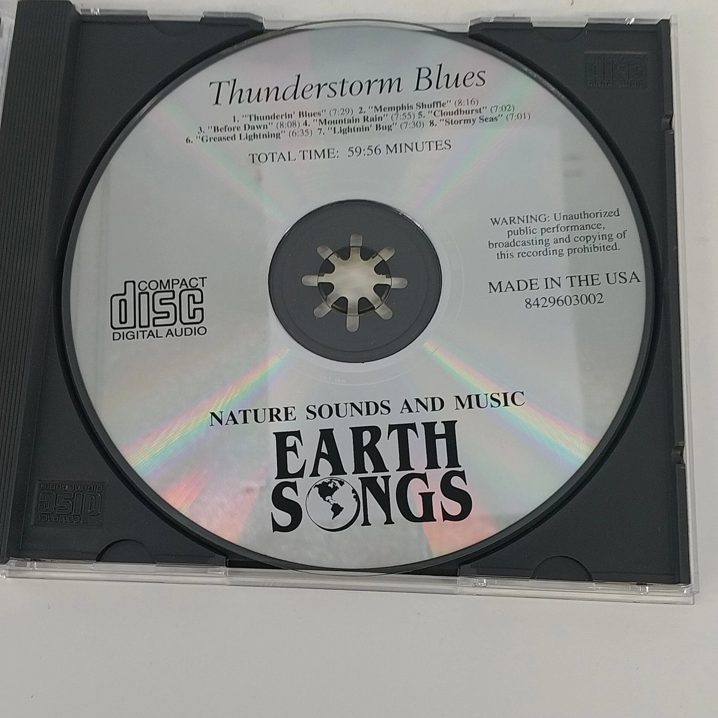 Earth Songs 6 CD Lot Natural Guitar Jazz Atlantic Desert Thunderstorm Blues