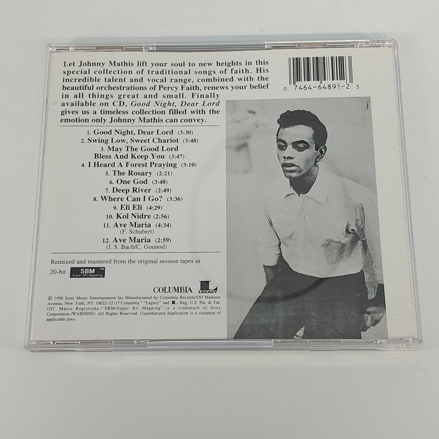 Johnny Mathis CD Lot of 3 Heavenly! Johnny Good Night Dear Lord 40th Anniversary