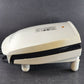 George Foreman GR-20 Lean Mean Fat Reducing Grilling Machine White Tested Works